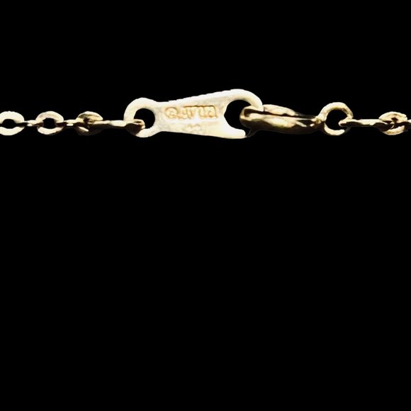 Vintage Avon Gold Tone Cable Chain Mom Necklace (4595) - Picture 6 of 6